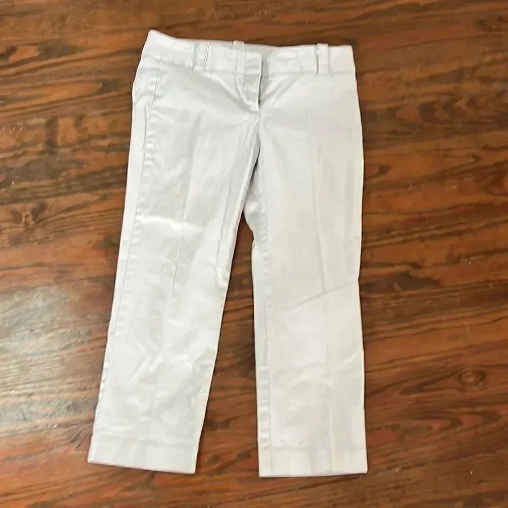 J crew city fit stretch capris 6p